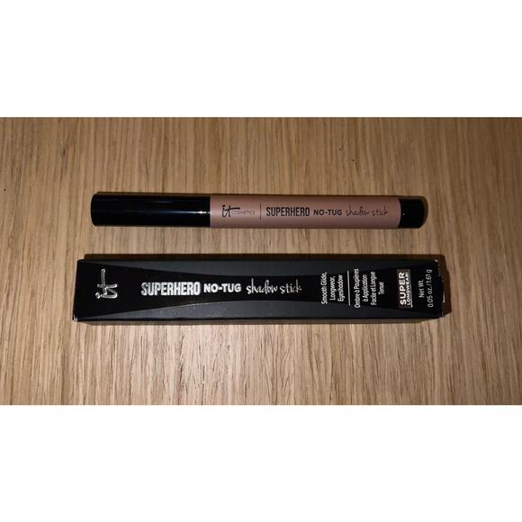 It Cosmetics SUPERHERO No Tug Shadow Stick Longwear Eyeshadow BARE & BRAVE .05oz - Picture 1 of 3